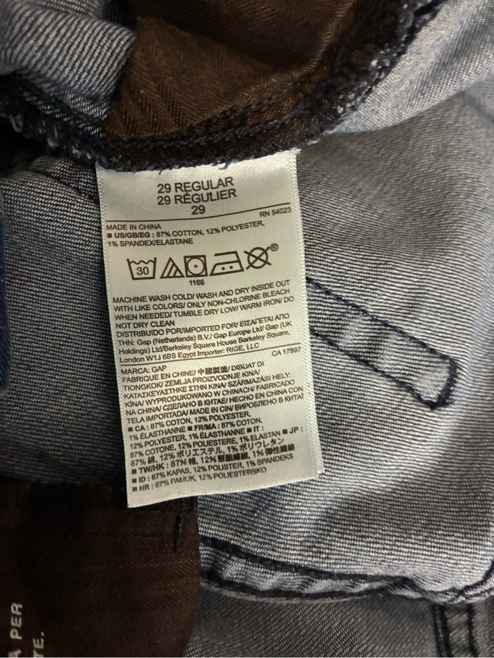 ☀️ GAP Girlfriend Jeans blue 1969 - Picture 5 of 8